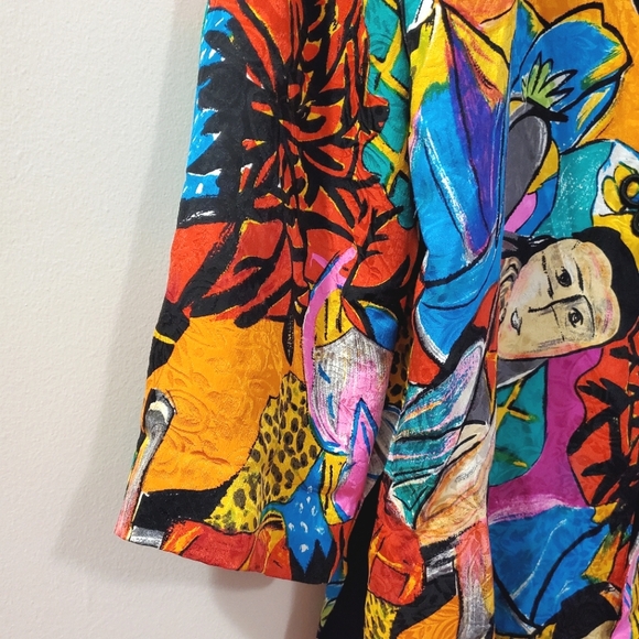 Diane Freis - Vintage Silk Duster Blazer - Picture 7 of 11